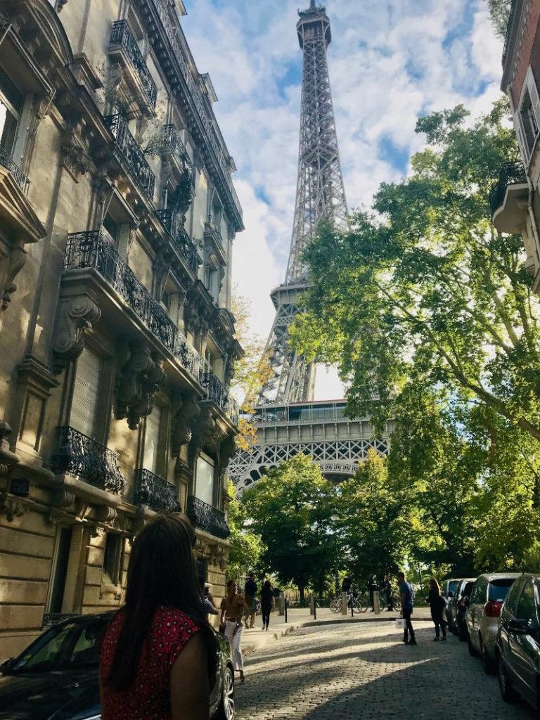 Torre Eiffel desde Rue Buenos Aires