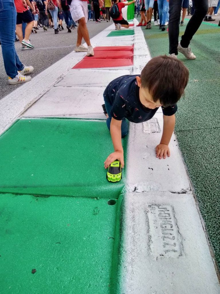 En el circuito del GP de Italia